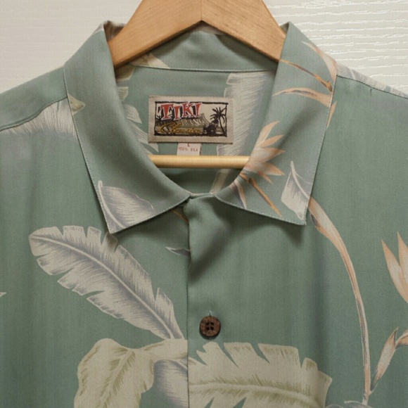 Tiki Classic Silk Sport Shirt - Picture 2 of 2